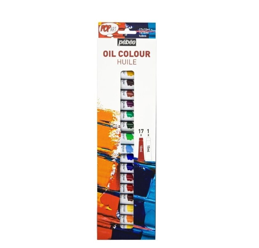 Pebeo Pop Art Yağlı Boya Seti 10 ml 18 Renk 669610
