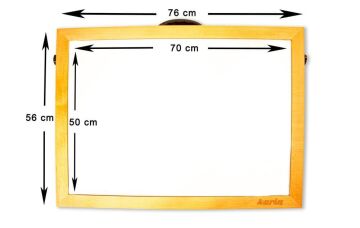 Karin Naturel Kayın Yüksek Işıklı Led Eskiz ve Çizim Masası 50X70 Cm