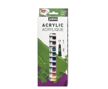 Pebeo Pop Art Akrilik Boya Seti 10 ml 12 Renk 669700