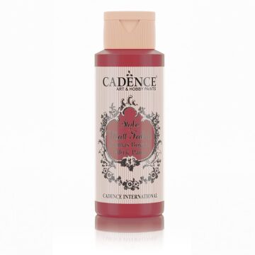 Cadence Style Matt Kumaş Boyası 59 ml Mercan Kırmızı F-608