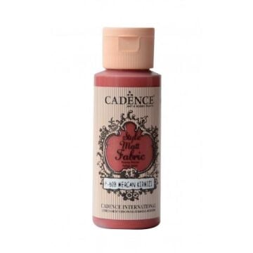 Cadence Sytle Matt Kumaş Boyası 59ml F-608 MERCAN KIRMIZI