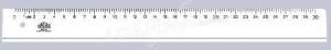 Hatas Geniş Plastik Cetvel 30cm