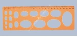 Hatas Elips Şablonu Plast. 02280
