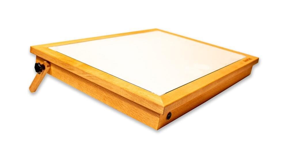 Karin Naturel Kayın Yüksek Işıklı Led Eskiz ve Çizim Masası 35X50 Cm