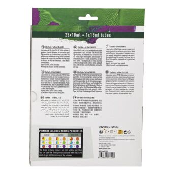 Pebeo Pop Art Akrilik Boya Seti 23x10ml + 15ml Beyaz 669720