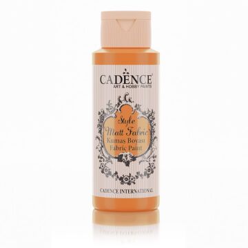 Cadence Style Matt Kumaş Boyası 59 ml Bal Kabağı F-606