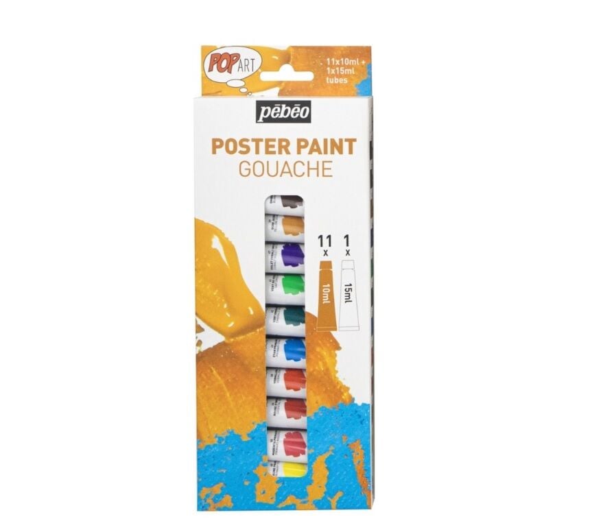 Pebeo Pop Art Guaj Boya Seti 10 ml 12 Renk 669800