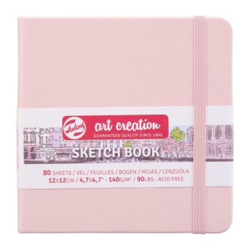 Art creation Sketch Book Eskiz Bloğu 12x12 140gr 80 Yaprak PEMBE