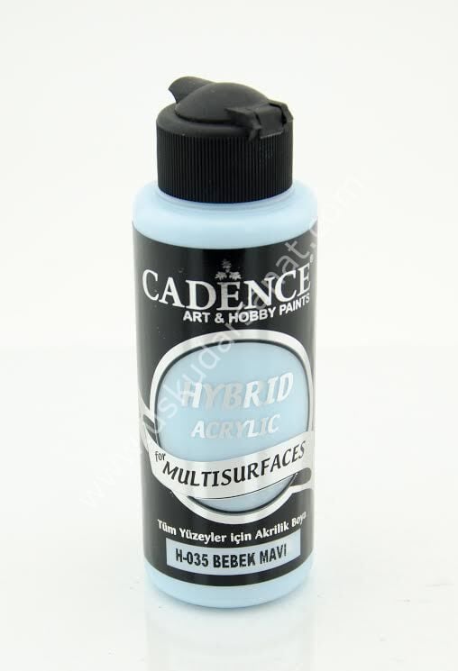 Cadence Hybrid Multisurfaces Akrilik Boya 120ml  H-035 BEBEK MAVİ