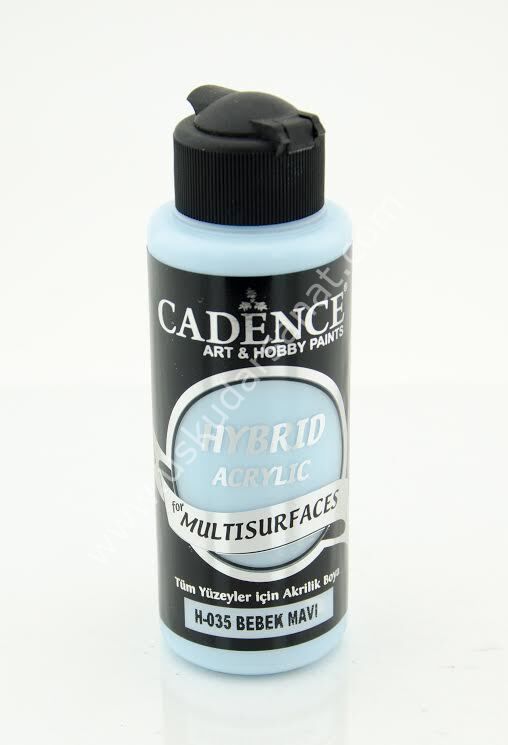 Cadence Hybrid Multisurfaces Akrilik Boya 120ml  H-035 BEBEK MAVİ