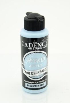 Cadence Hybrid Multisurfaces Akrilik Boya 120ml  H-035 BEBEK MAVİ