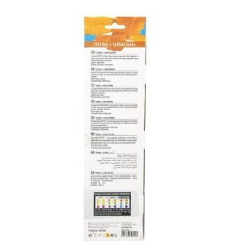 Pebeo Pop Art Guaj Boya Seti 17x10ml + 15ml Beyaz 669810