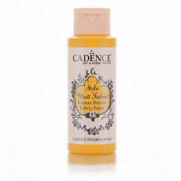 Cadence Style Matt Kumaş Boyası 59 ml Sarı F-605
