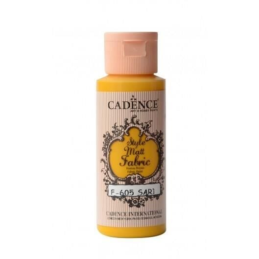 Cadence Sytle Matt Kumaş Boyası 59ml F-605 SARI