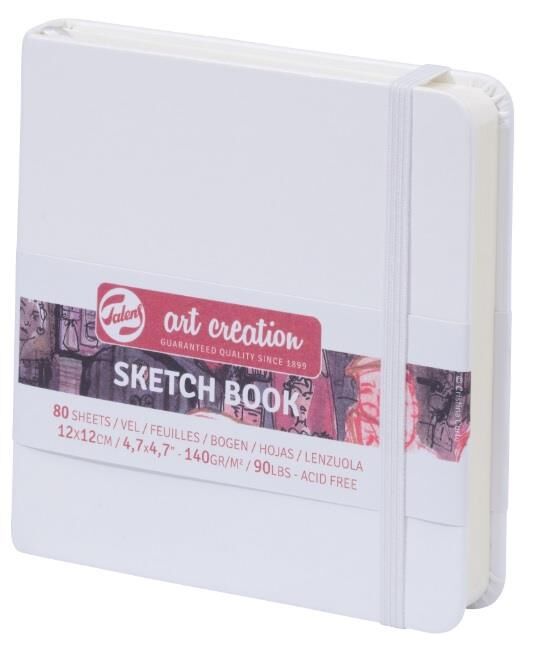 Art creation Sketch Book Eskiz Bloğu 12x12 140gr 80 Yaprak BEYAZ