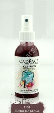 Cadence Your Fashion Sprey Kumaş Boyası 100ml 1108 Bordo