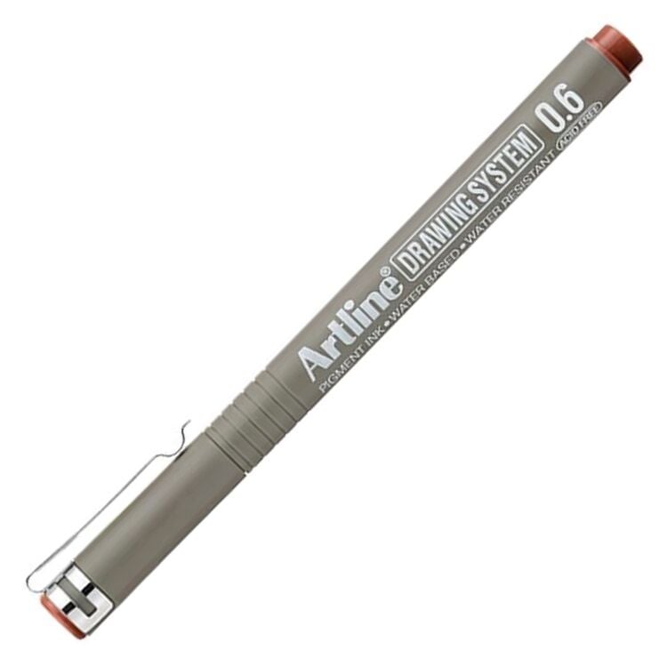 Artline Teknik Çizim Kalemi 0.6mm Sepia