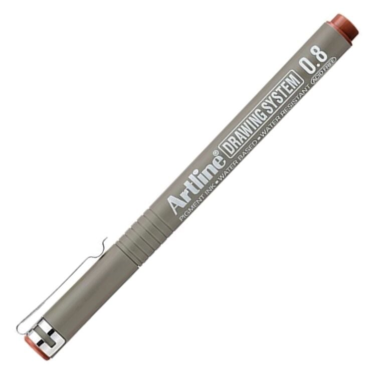 Artline Teknik Çizim Kalemi 0.8mm Sepia