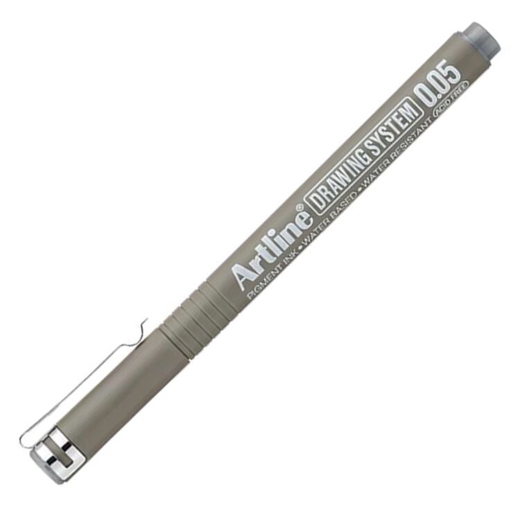 Artline Teknik Çizim Kalemi 0.05mm Grey - Gri