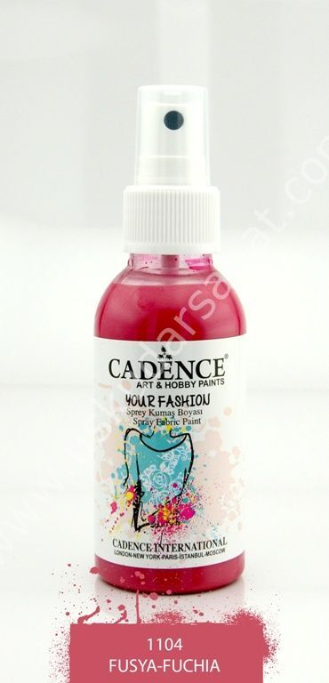 Cadence Your Fashion Sprey Kumaş Boyası 100ml 1104 Fuşya