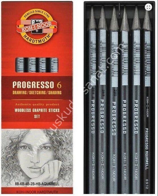 Kohinoor Progresso Grafit Kalem Seti 6 lı