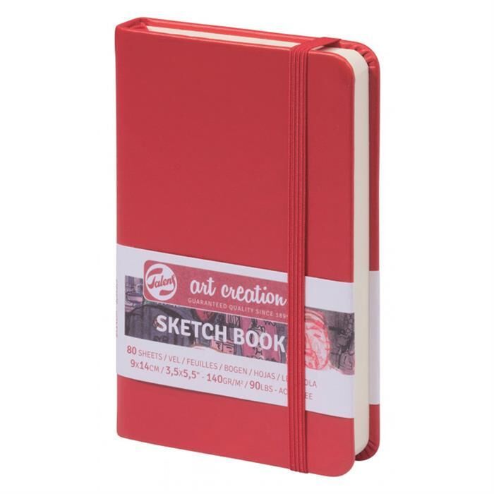 Art creation Sketch Book Eskiz Bloğu 9x14 140gr 80 Yaprak KIRMIZI