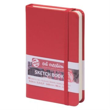 Art creation Sketch Book Eskiz Bloğu 9x14 140gr 80 Yaprak KIRMIZI