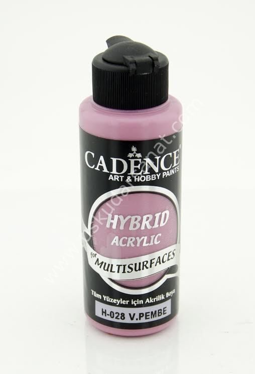 Cadence Hybrid Multisurfaces Akrilik Boya 120ml  H-028 V. PEMBE