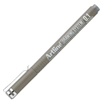 Artline Teknik Çizim Kalemi 0.1mm Grey - Gri