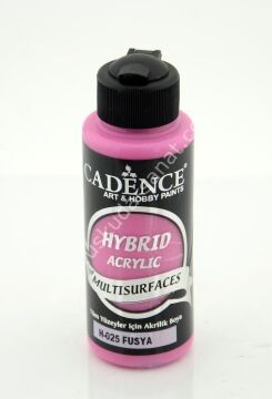Cadence Hybrid Multisurfaces Akrilik Boya 120ml  H-025 FUŞYA