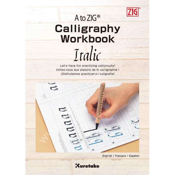 Zig Calligraphy Workbook İtalic Çalışma Kitabi