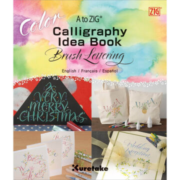 A to Zig Fude Fırçayla Yazı Kaligrafi Eğitim Kitapçığı 14.5x17 cm 30 Yaprak INTX500-802