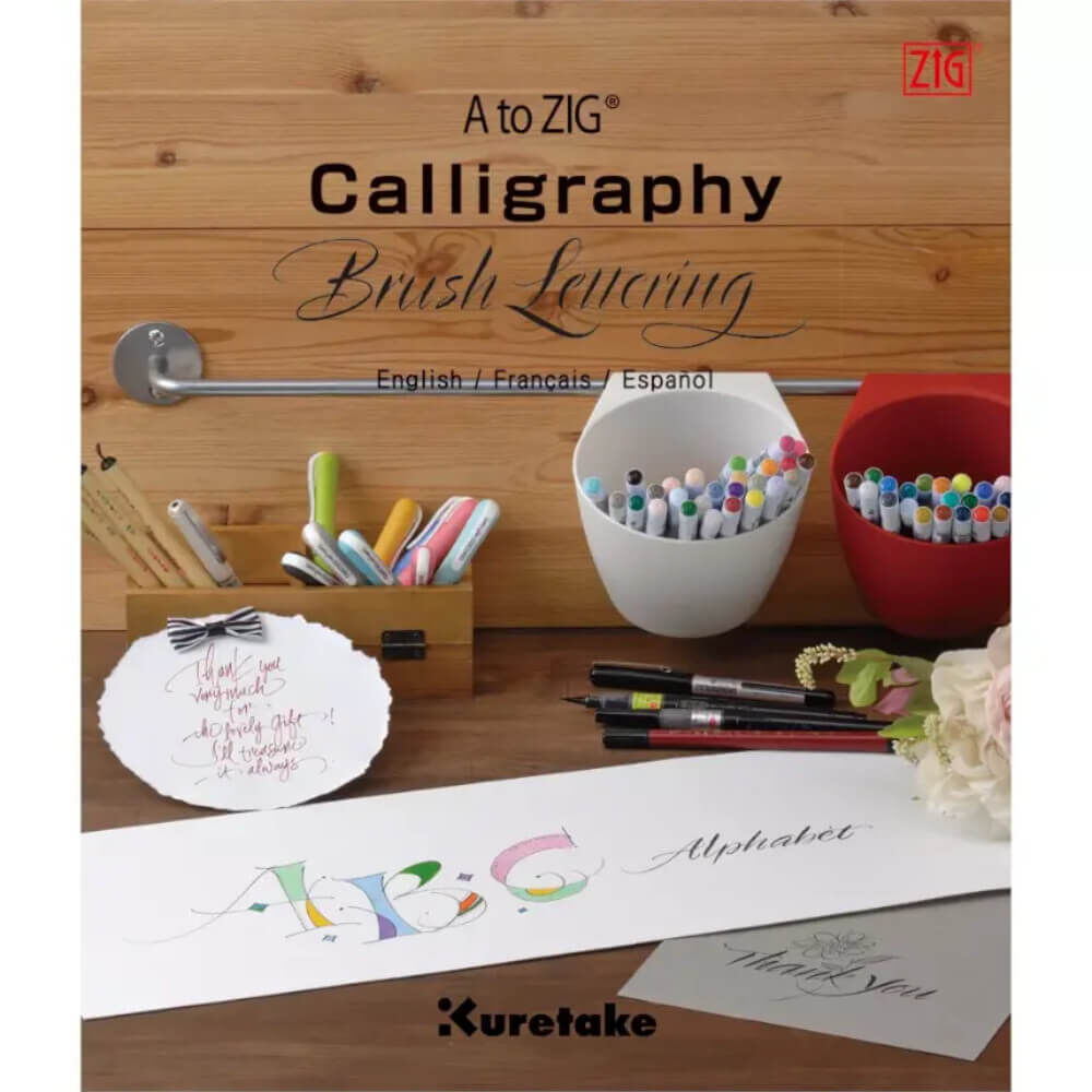 A to Zig Fırçayla Yazı Kaligrafi Eğitim Kitapçığı 14.5x17 cm 30 Yaprak INTX500-801