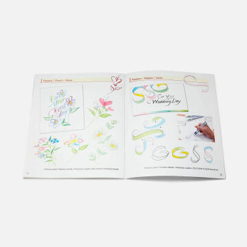 A to Zig Fırçayla Yazı Kaligrafi Eğitim Kitapçığı 14.5x17 cm 30 Yaprak INTX500-801