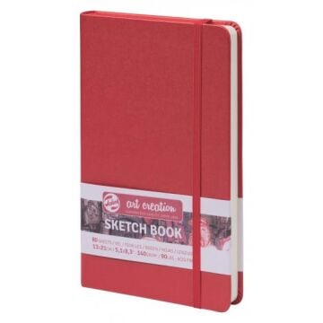Art creation Sketch Book Eskiz Bloğu 13x21 140gr 80 Yaprak KIRMIZI