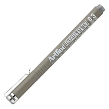 Artline Teknik Çizim Kalemi 0.3mm Grey - Gri