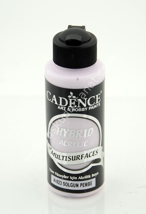 Cadence Hybrid Multisurfaces Akrilik Boya 120ml  H-023 SOLGUN PEMBE