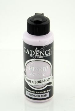 Cadence Hybrid Multisurfaces Akrilik Boya 120ml  H-023 SOLGUN PEMBE