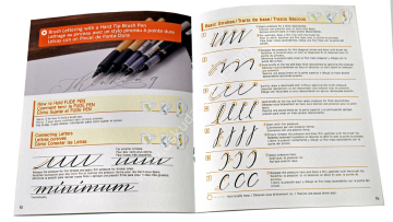 Zig Calligraphy Brush Lettering - Fırça çalışma kitapçığı