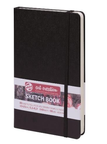 Art creation Sketch Book Eskiz Bloğu 13x21 140gr 80 Yaprak SİYAH