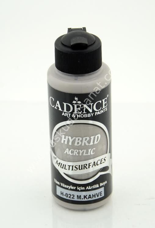 Cadence Hybrid Multisurfaces Akrilik Boya 120ml  H-022 M.KAHVE