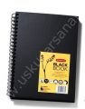 Derwent Black Book 200gr A4 40 Siyah Yaprak