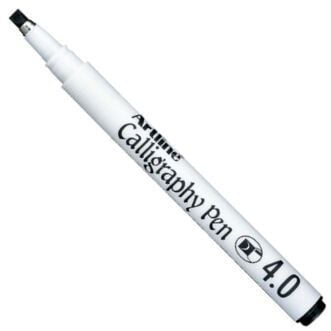 Artline Calligraphy Pen Kaligrafi Kalemi 4 mm Siyah