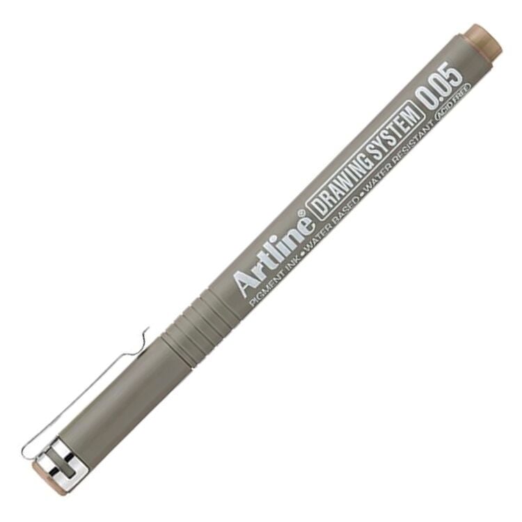 Artline Teknik Çizim Kalemi 0.05mm Pale Brown - Pastel Kahve