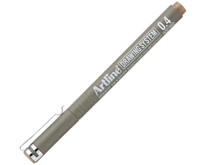 Artline Teknik Çizim Kalemi 0.4mm Pale Brown - Pastel Kahve