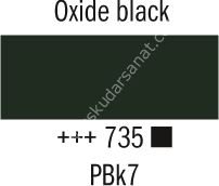 Talens Amsterdam Akrilik Sprey Boya 400ml Oxide black 735
