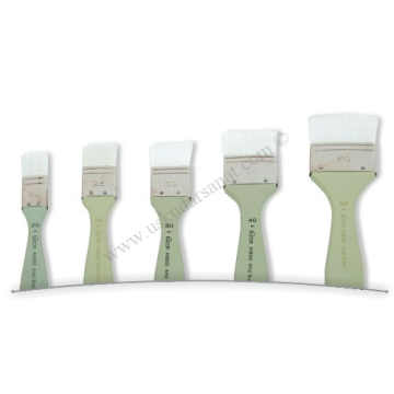 8053 Fırça Zemin Beyaz Sentetik 8053/ No:20