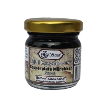 Koza Sanat Copperplate Mürekkep 40 ml Black