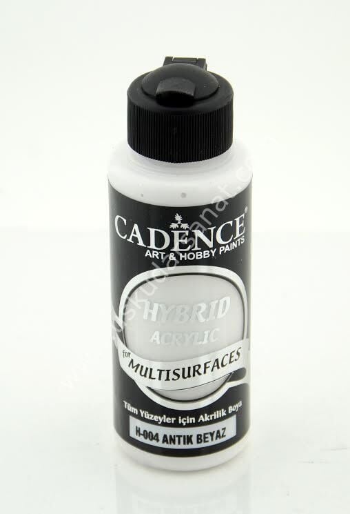Cadence Hybrid Multisurfaces Akrilik Boya 120ml  H-004 ANTİK BEYAZ