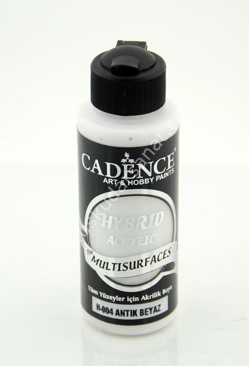 Cadence Hybrid Multisurfaces Akrilik Boya 120ml  H-004 ANTİK BEYAZ